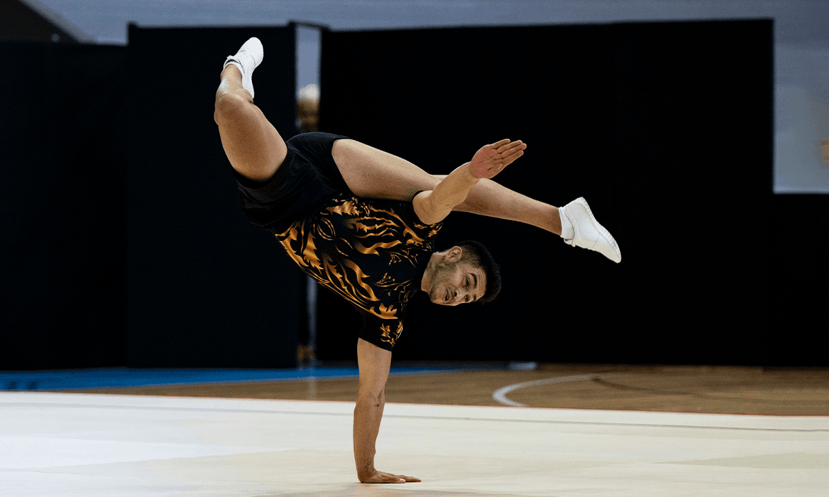 Campemento internacional de gimnasia aerobica en Jumping